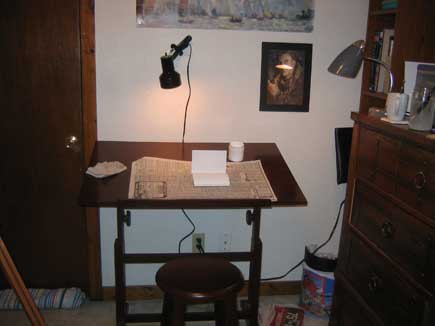 pretty new sketch desk