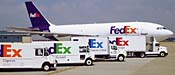 FedEx trucks